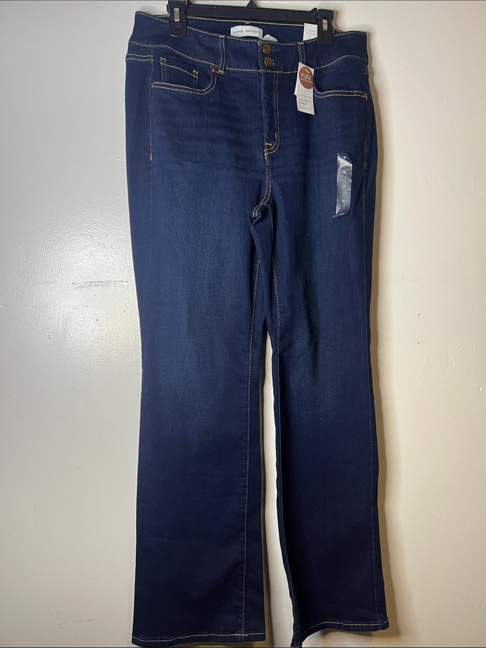 Lane Bryant Tighter Tummy high rise Boot cut Jeans size 16 NWT